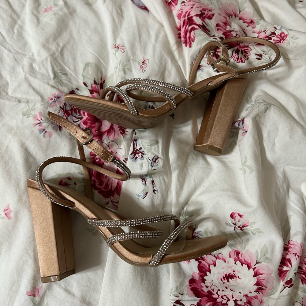 NEW Charlotte Russe Open Toe Heels